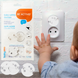 Поворотні заглушки для розеток BabyOno Безпечний будинок 962, 6 шт (SB) 03k17p242 фото 1