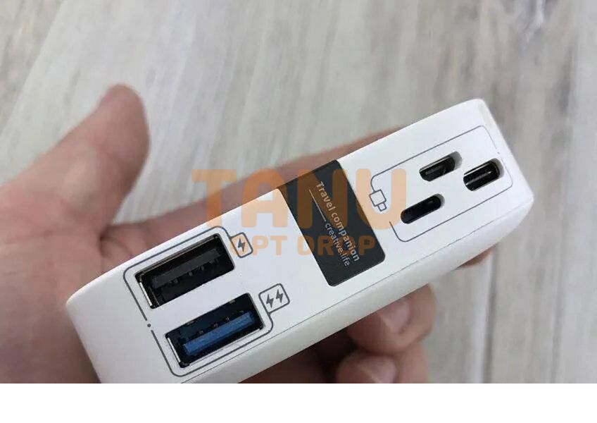 Портативний зарядний пристрій Power Bank Legend LD-4007 10000mAh Біле 11k12p095 фото