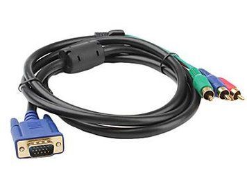 Кабель VGA-3RCA 1.5 м чорний (206) 11k06p322 фото