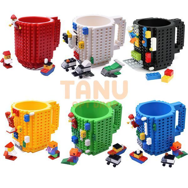 Кружка лего - чашка конструктор в стилі LEGO 350 мл білий (237) 03k06p001v6 фото