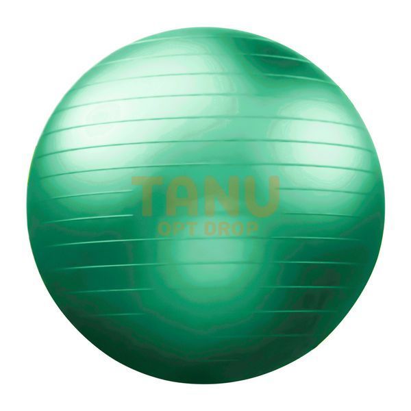 Надувной мяч для фитнеса (фитбол) Yoga Bal 65 см Зеленый (HA-330) 02k07p022v4 фото
