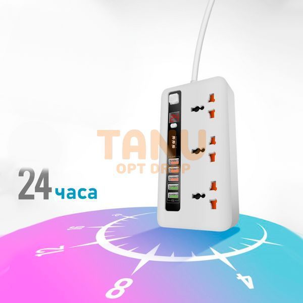Мережевий фільтр Подовжувач Remax Power Socket bkl-04 206 11k06p113 фото