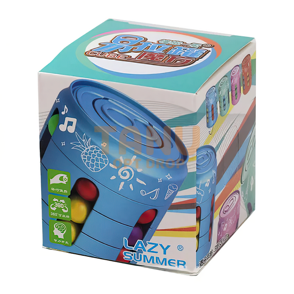 Дитяча розвиваюча іграшка-головоломка антистрес для дітей Cans Spinner Cube EL-2170 Синій 03k05p191 фото
