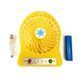 Настольный маленький вентилятор Portable Fan, Желтый 01k07p015v7 фото 3
