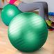 Надувной мяч для фитнеса (фитбол) Yoga Bal 65 см Зеленый (HA-330) 02k07p022v4 фото 1