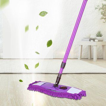 Швабра із мікрофібри Szenilowy Lux з телескопічною ручкою 43см Фіолетовий (DRK) 01k02p216v1 фото