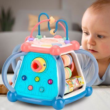 Детская развивающая игрушка-игровой центр 7в1 Бизиборд 648A-59 "Magic box" 03k17p481 фото