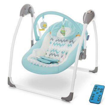 Крісло-гойдалка для дітей гойдалки El Camino ME 1047 AIRY Stars Mint з великим набором функцій (M +) 03k15p059v1 фото