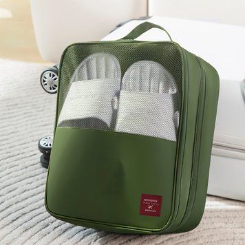 Дорожная сумка-органайзер для обуви и вещей Travel Series Shoes Pouch Хаки (509) 01k06p007v1 фото