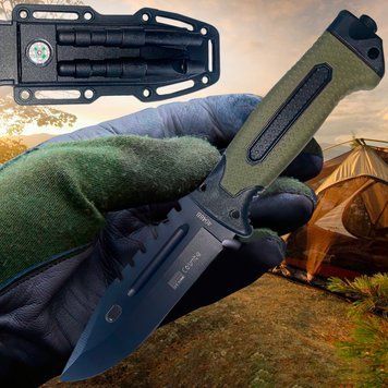 Туристический армейский нож с компасом Columbia 4048С 02k03p055 фото