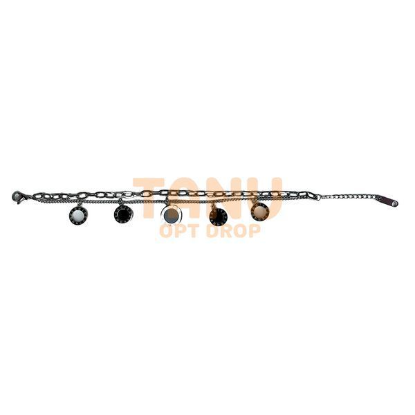 Браслет - stainless steel Родій 17+3см 07k06p101 фото