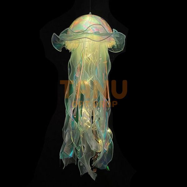 Підвісний нічник-лампа Медуза, що світиться Jellyfish lamp HA-113 (205) 01k09p372 фото