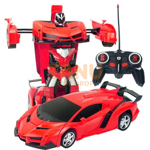Дитяча іграшка радіокерована машинка-трансформер 2в1 Lamborgini Robot Car Size 1:18 Червоний (HA-120) 03k10p065v2 фото