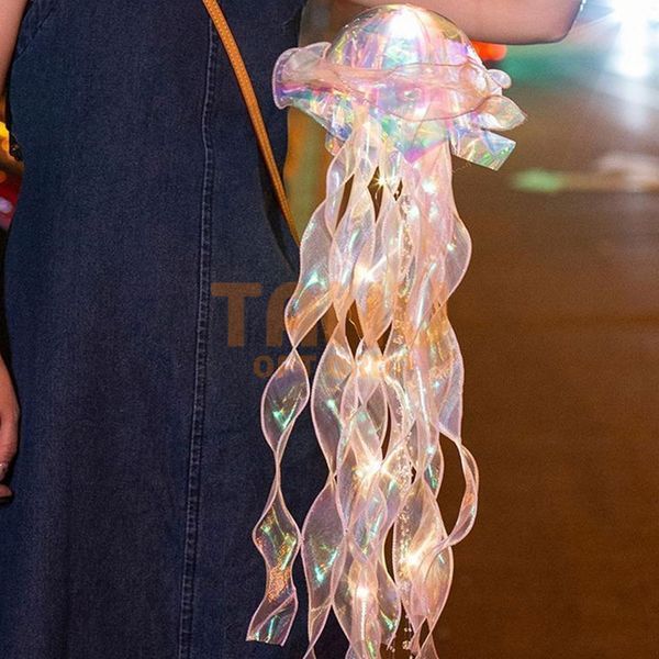 Підвісний нічник-лампа Медуза, що світиться Jellyfish lamp HA-113 (205) 01k09p372 фото