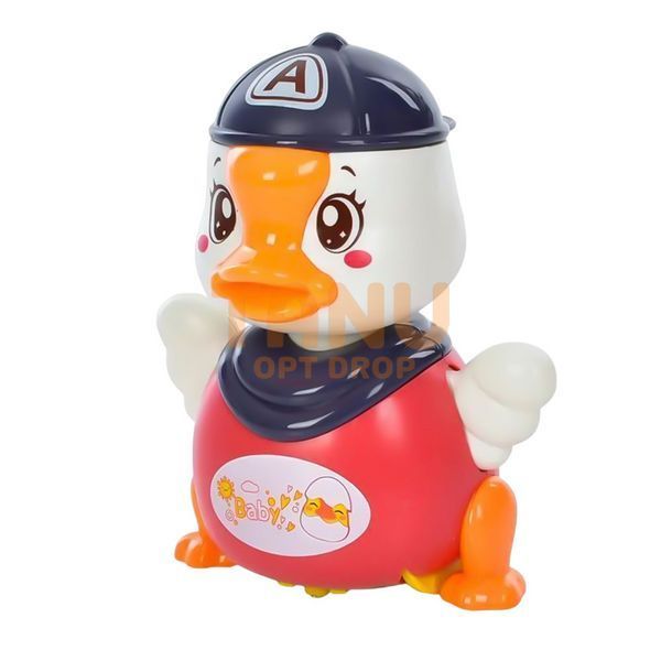 Музыкальная интерактивная игрушка Уточка Cute Duck 986A звук, свет, в ассортименте (IGR24) 03k05p491 фото
