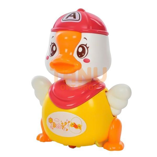 Музыкальная интерактивная игрушка Уточка Cute Duck 986A звук, свет, в ассортименте (IGR24) 03k05p491 фото