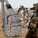 Нагрудная сумка через плечо -однолямочный рюкзак 6 л 28х18х13 см Molle Tactical Sling Bag Серая (205) 08k01p010v3 фото 1
