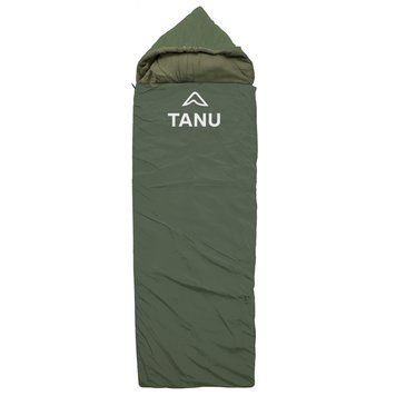 Спальный мешок флисовый -25С&deg;, синтепон 300 г/м2, размер 215*75 с TANU Канада Олива (BR) 02k08p028v1 фото