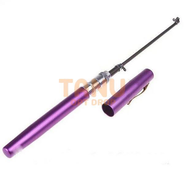 Складная мини удочка 97 см Fishing Rod In Pen Case фиолетовая 02k04p010v4 фото