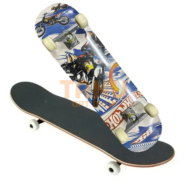 Скейтборд трюковый двусторонний 3108YS-1 (Канадский клен) Hot Wheels 13k03p004v8 фото