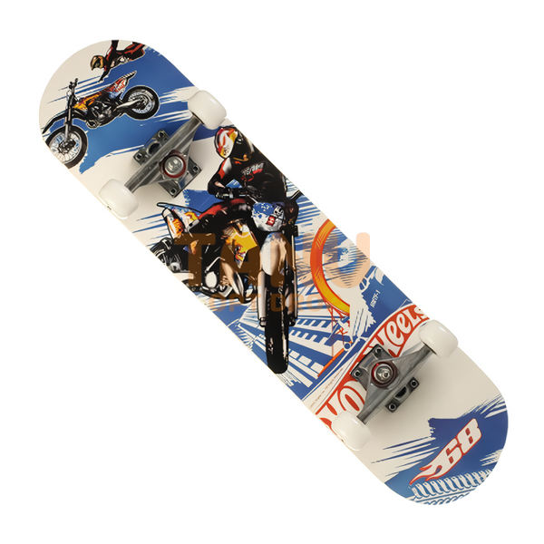 Скейтборд трюковый двусторонний 3108YS-1 (Канадский клен) Hot Wheels 13k03p004v8 фото