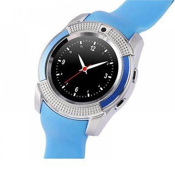 Розумний годинник Smart Watch V8 blue 11k08p006v3 фото