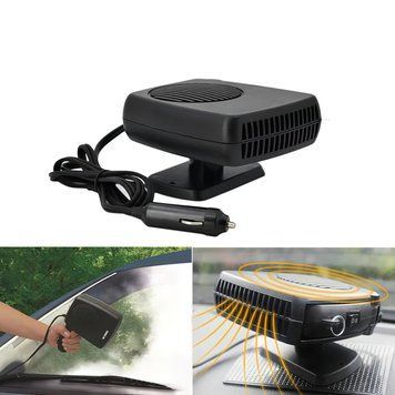 Автодуйка Тепловентилятор Автомобильный Обогреватель Ceramic Auto Fan Heater 12v черная (225) 04k03p110 фото