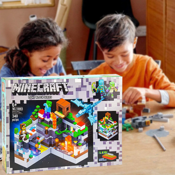 Детский конструктор Minecraft 10003, пластиковый, 340 деталей (593) 03k03p017 фото