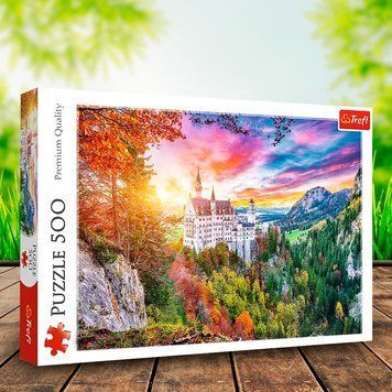 Пазлы "Моменты жизни" - (500 элем.) - "Вид на замок Нойшванштайн" Trefl 37427 (SB) 03k19p160 фото
