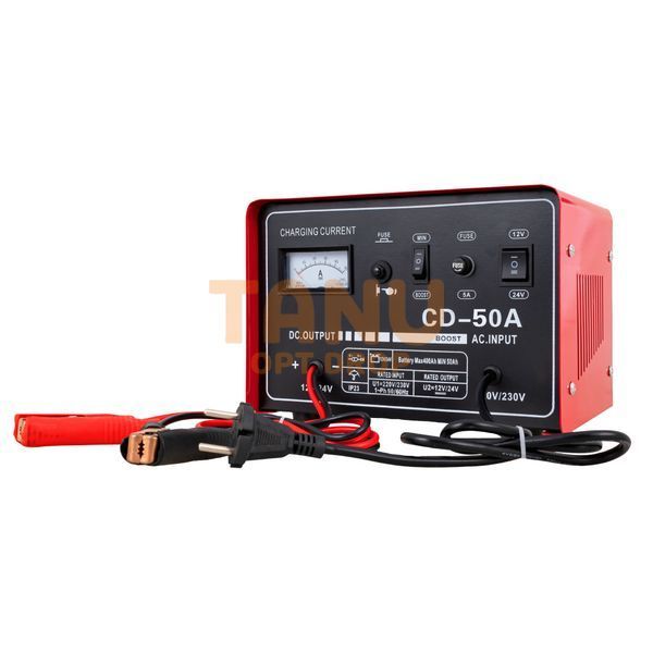 Портативний зарядний пристрій для акумуляторів CD-50A 12В/24В 11k12p222v1 фото