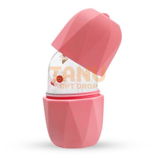 Силіконова форма-масажер ролик для обличчя льодом Ice Roller Рожевий 07k04p139v3 фото