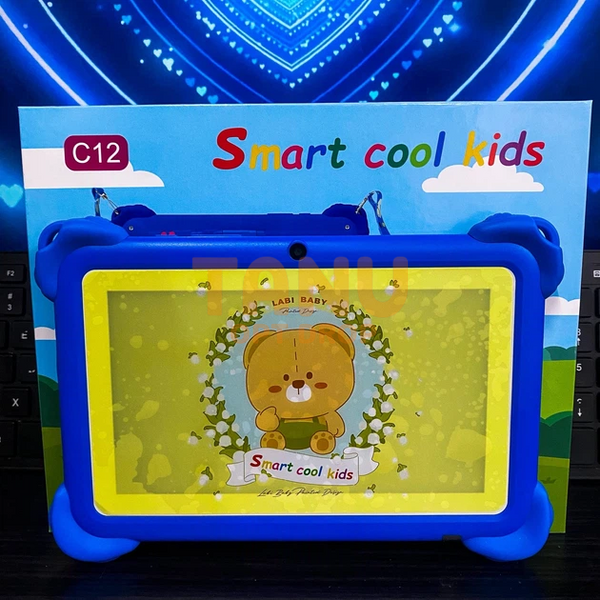 Планшет Smart Cool Kids C12 для детей 8 ГБ ОЗУ / 256 ГБ ПЗУ Android дисплей 7 дюймов синий (509/4262) 03k12p371v1 фото