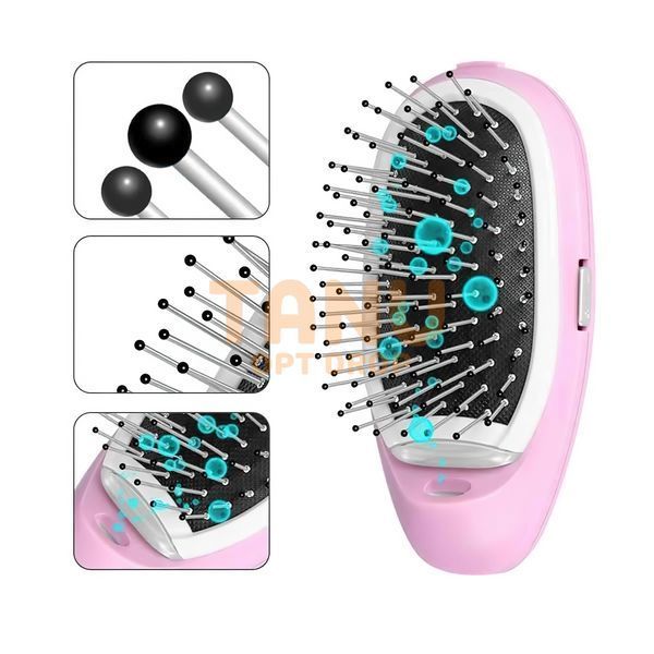 Гребінець з функцією іонізації Ionic Electric Hairbrush Іонний масажний гребінець (В) 07k03p104 фото