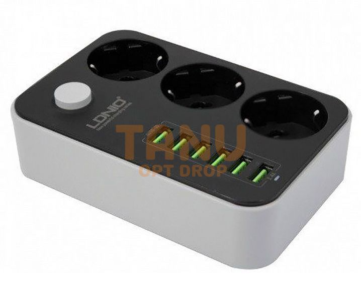 Сетевой удлинитель LDNIO 6USB/3.4A 11k06p032 фото