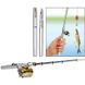 Складна міні вудка 97 см Fishing Rod In Pen Case Black сіра 02k04p010v1 фото 1