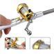 Складна міні вудка 97 см Fishing Rod In Pen Case Black сіра 02k04p010v1 фото 3
