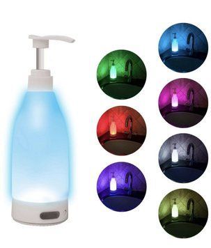 Дозатор для рідкого мила з підсвічуванням Soap Bright Nightlight Soap Dispenser 01k01p035 фото