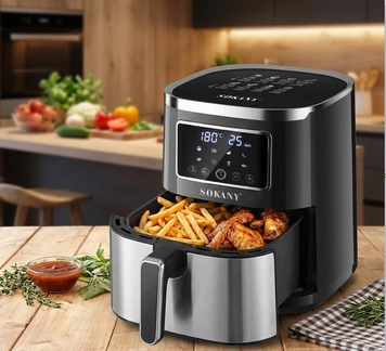 Аерофритюрниця Sokany SK-10052 1700W 7л/4393 10k01p784 фото
