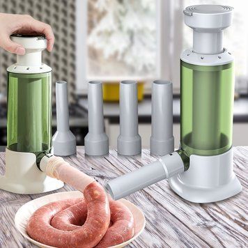 Универсальная колбасница ручная с насадками 4 в 1 36226, Зеленый (2507) 10k12p223v1 фото