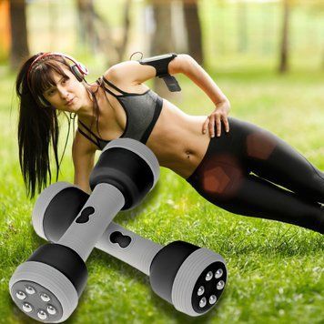 Масажер-Тренажер ГАНТЕЛІ для тіла Multifuntional massage dumbbells сірий/205 07k04p148v2 фото