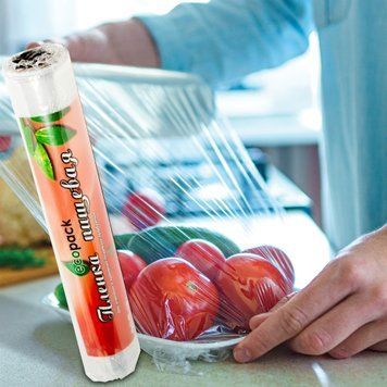 Пленка пищевая Super Choise для упаковки пищевых продуктов 7мкм 29см/50м (30/1) 10k02p022 фото
