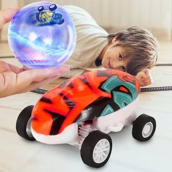 Детская игрушечная машинка-спинер в шаре Laser Chariot ZYJH138 Красная (В) 03k05p434v1 фото