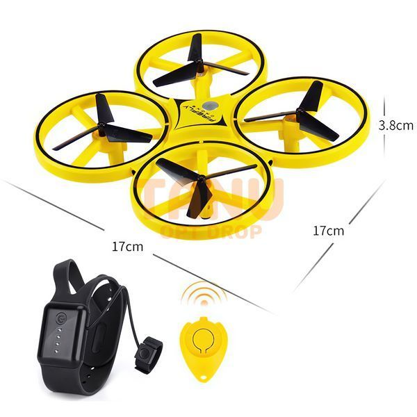 Квадрокоптер з керуванням жестами Dowellin Gravity Tracker (CX-49) Жовтий (без пульта) 03k05p037 фото
