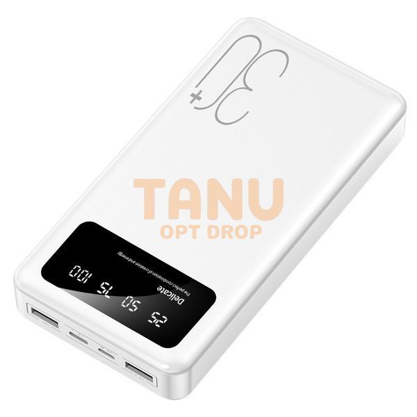 УМБ Повербанк Power Bank Z-002 30+ с индикатором зарядки 30000 mAh Белый 11k12p167 фото