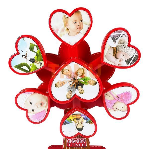 Музична фоторамка у формі вітрячка Music photo frame LM77 B-2 Червоний (AHMD) 01k03p169v1 фото