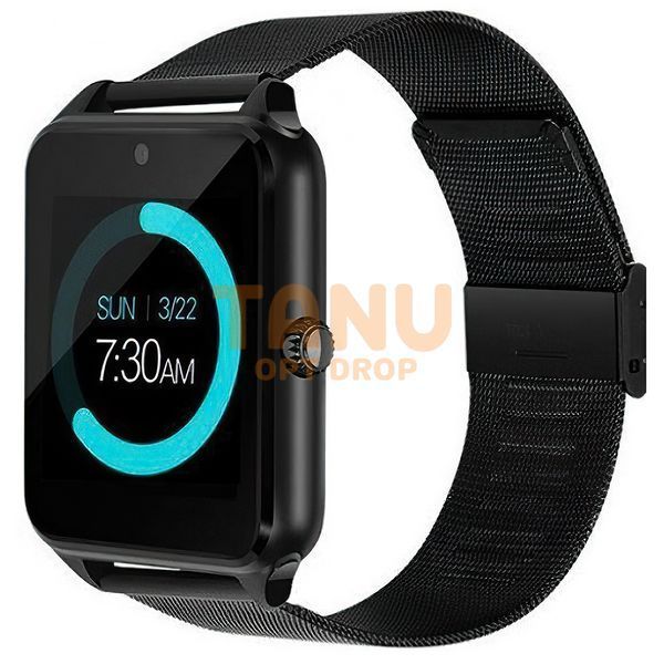 Наручний багатофункціональний розумний годинник Smart Z6, Чорний (259) 11k08p003v1 фото