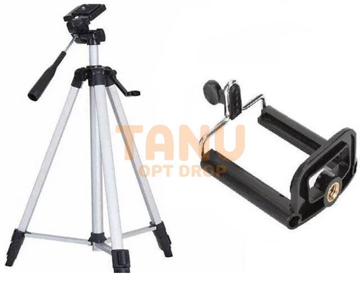 Універсальний штатив Tripod 330A (135 см) для камери з кріпленням для телефону 11k11p017v1 фото