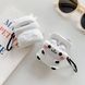 Силіконовий захисний 3D чохол для навушників AirPods Pro "Мила корівка" Білий (205) 11k01p101v1 фото 2