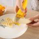 Ручной кухонный слайсер-измельчитель для нарезки продуктов ровными кольцами (205) 10k03p133 фото 6