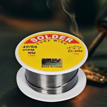 Припій паяльний у котушці 1,7 мм, 150 г з флюсом SOLDER&nbsp;P-698 (JS) 14k06p095 фото